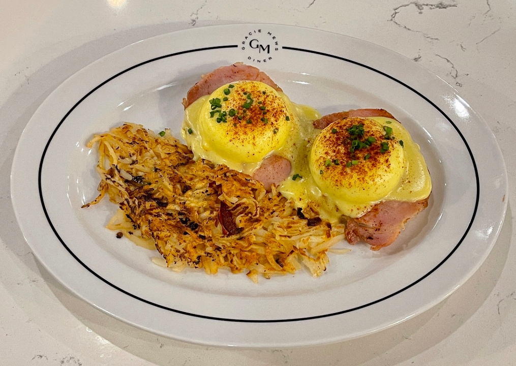 Order Eggs Benedict food online from Gracie Mews Diner store, New York on bringmethat.com