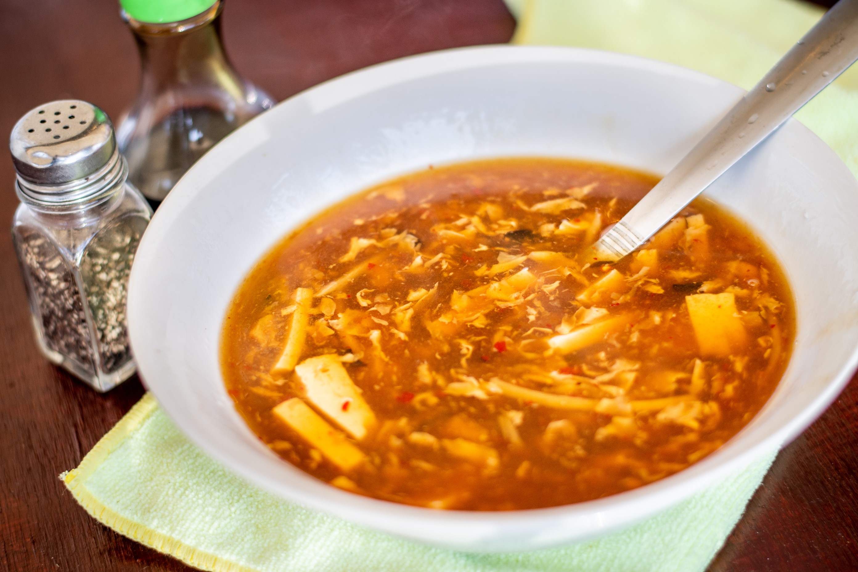 Order Hot and Sour Soup food online from China West Express store, Tustin on bringmethat.com