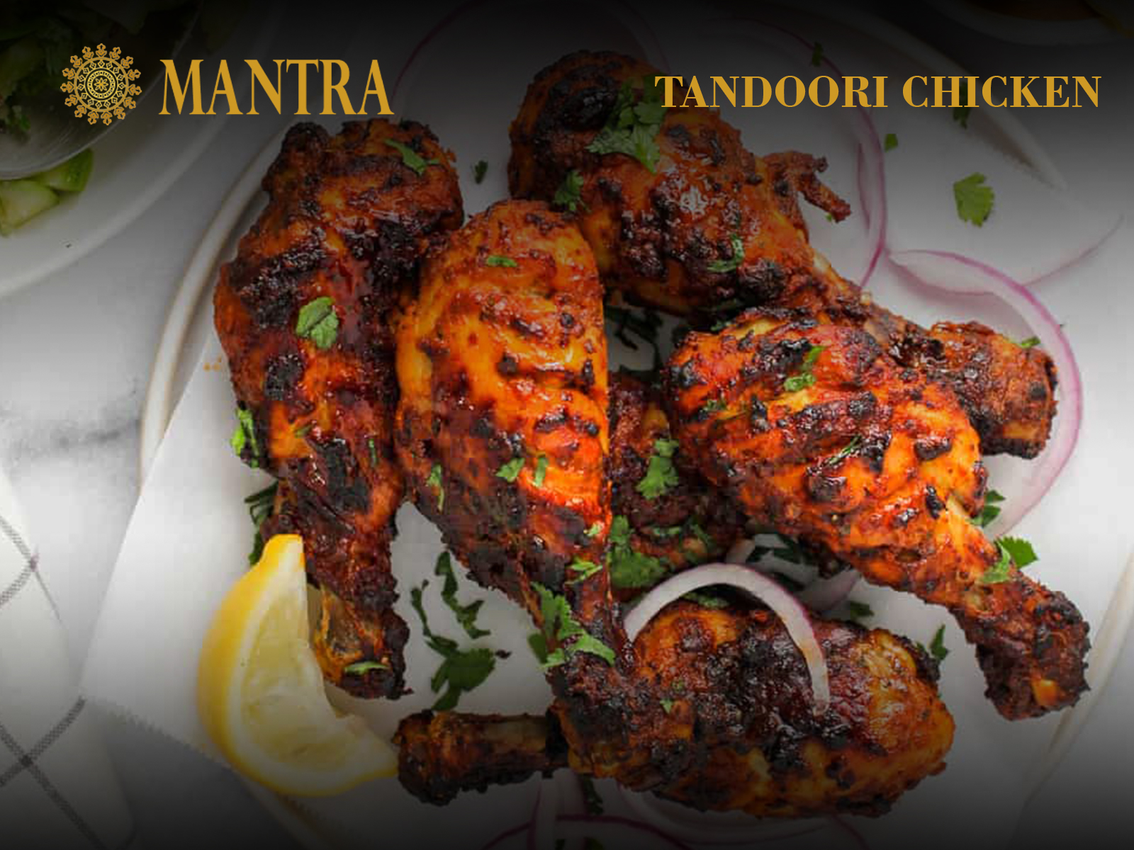 Order Tandoori Chicken food online from Mantra Authentic Indian Restaurant store, Jersey City on bringmethat.com