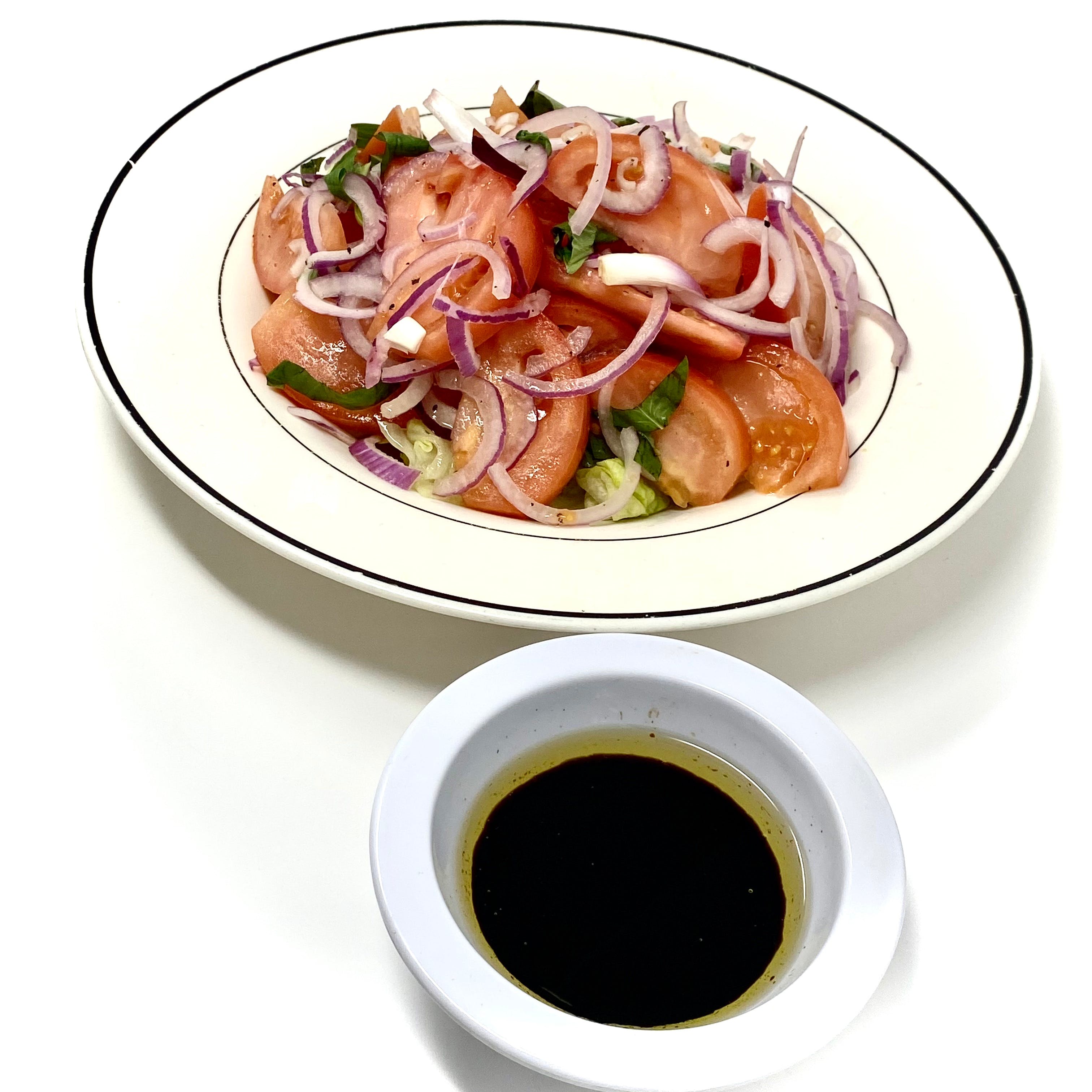 Order Sicilian Tomato & Onions Salad - Salad food online from Mona Lisa Pizzeria Ristorante store, Bayonne on bringmethat.com
