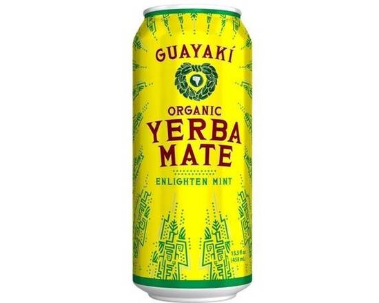 Order Guayaki Yerba Mate, Organic, Mint - 15.5 fl oz food online from Abc Discount Store store, San Diego on bringmethat.com