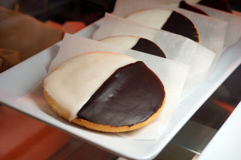 Order Black & White Cookie food online from Famous Label’s Delicatessen store, Los Angeles on bringmethat.com