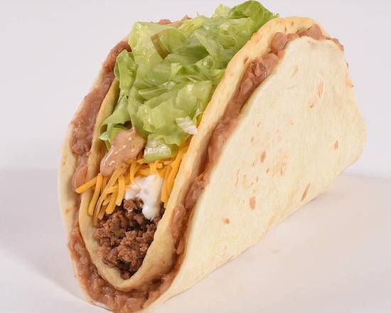 Order Double Crunch Taco Combo Meal food online from Amigos/Kings Classic store, Omaha on bringmethat.com