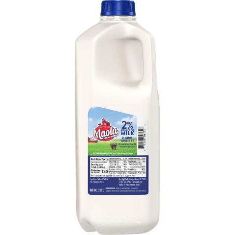 Order Maola 2% Milk Half Gallon food online from 7-Eleven store, Norfolk on bringmethat.com