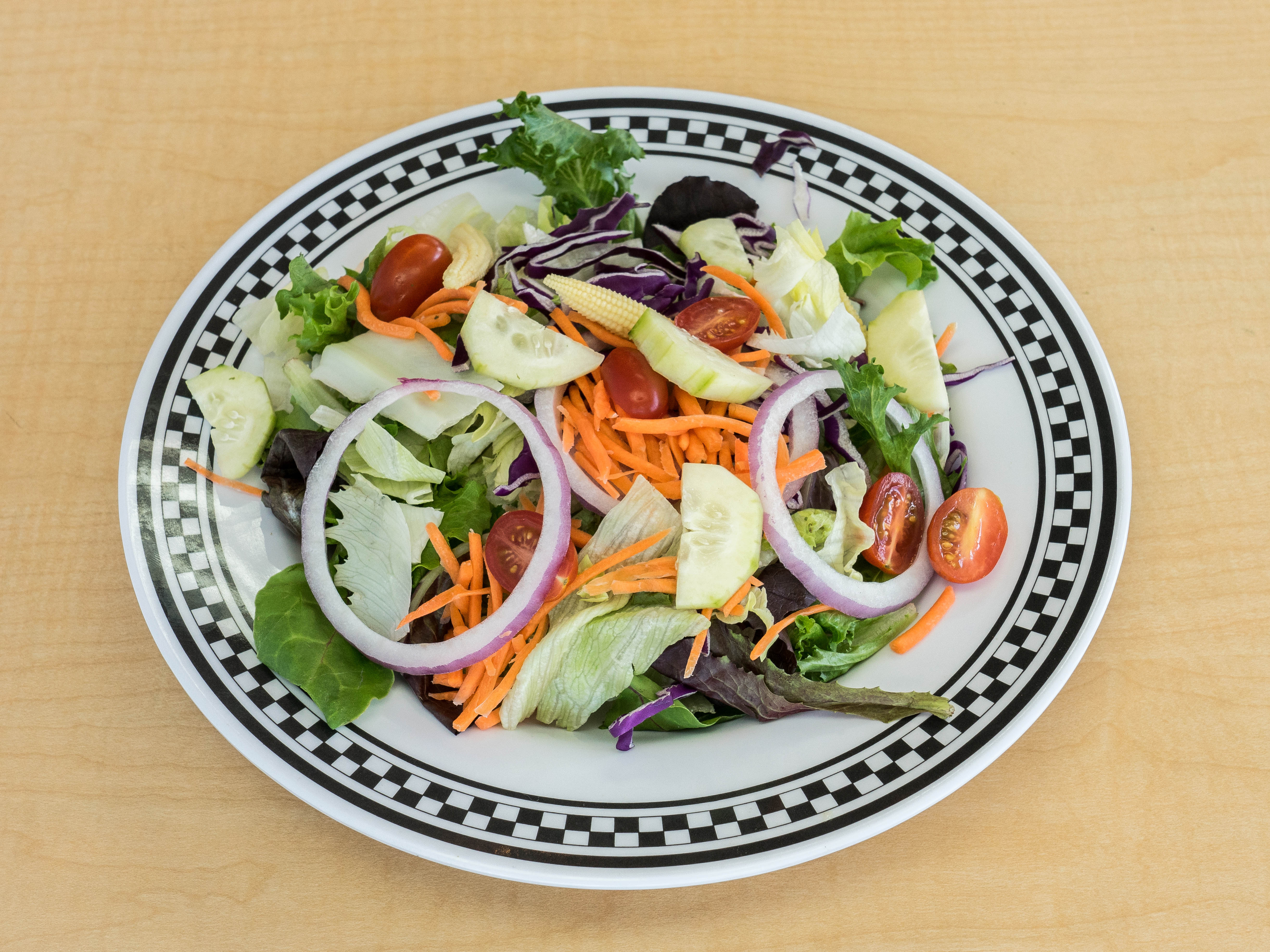 Order Garden Salad food online from The Hideout Pizza & Grill store, Anaheim on bringmethat.com