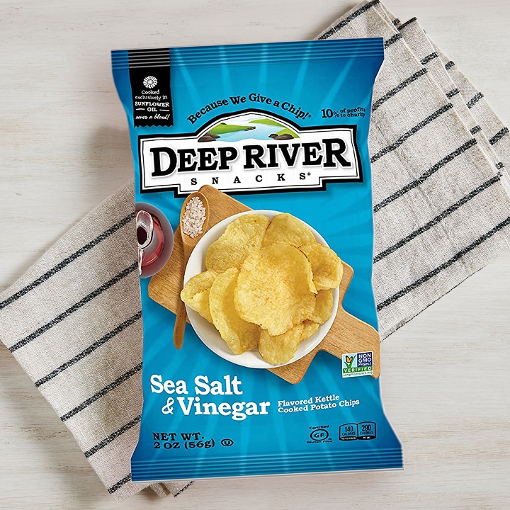 Order Deep River Chips - Salt & Vinegar food online from B.Good store, Newton Highlands on bringmethat.com