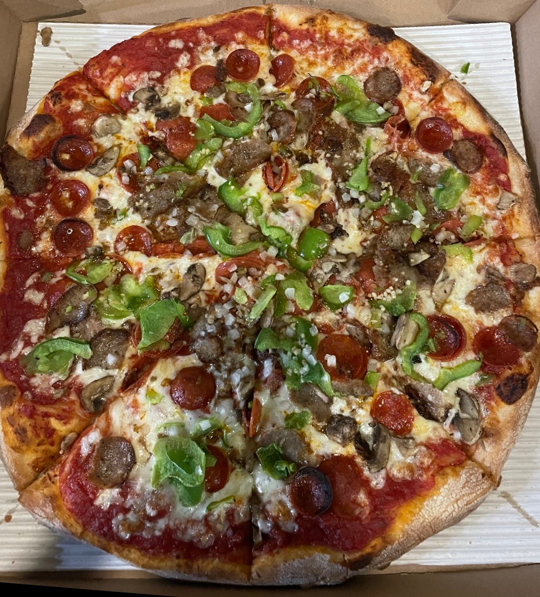 Order Mattie Pizza - Personal 10" food online from Brooklyn Pizza & Pasta store, Cincinnati on bringmethat.com