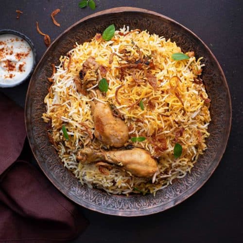 Order Chicken Dum Biryani food online from Cafe Captain Cook store, Tempe on bringmethat.com
