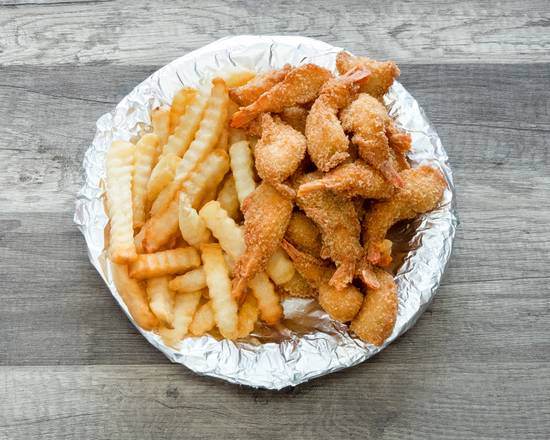 Order Shrimp in a Basket (18 pcs) food online from Goodie's Sub Shop store, Waldorf on bringmethat.com