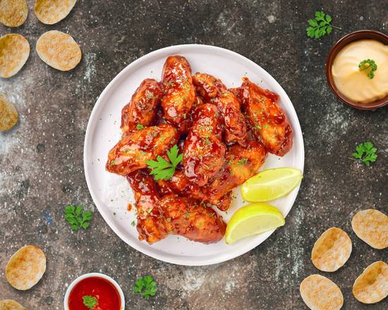 Order Yummy Honey BBQ Wings food online from Don't Chicken Out store, Cincinnati on bringmethat.com