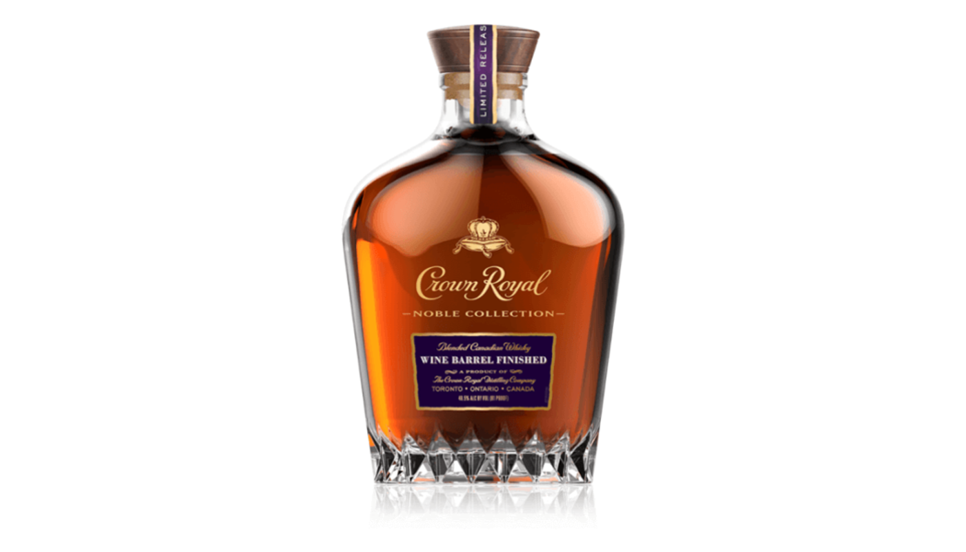 Order Crown Royal Noble Collection Blended Canadian Whisky Wine Barrel Finished 750mL food online from Liquor Palace store, Burbank on bringmethat.com