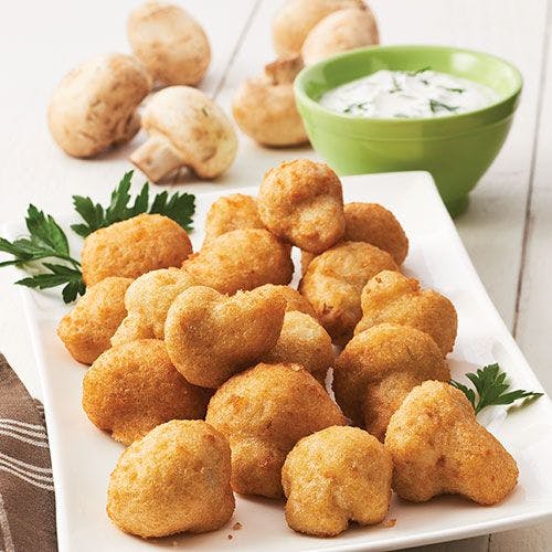 Order Breaded Mushrooms - Appetizer food online from Mama's Pizza store, Shelby on bringmethat.com