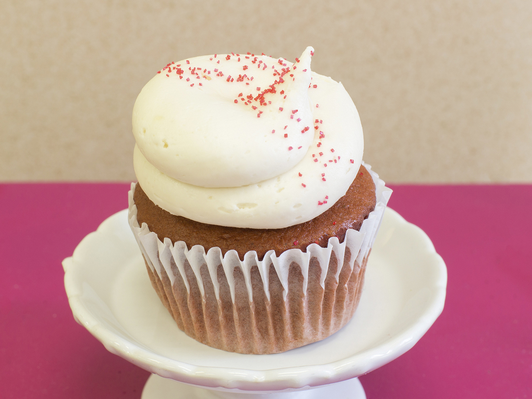 Order Red Velvet Cupcake-Cream Cheese Icing  food online from Livay Sweet Shop store, Plainfield on bringmethat.com