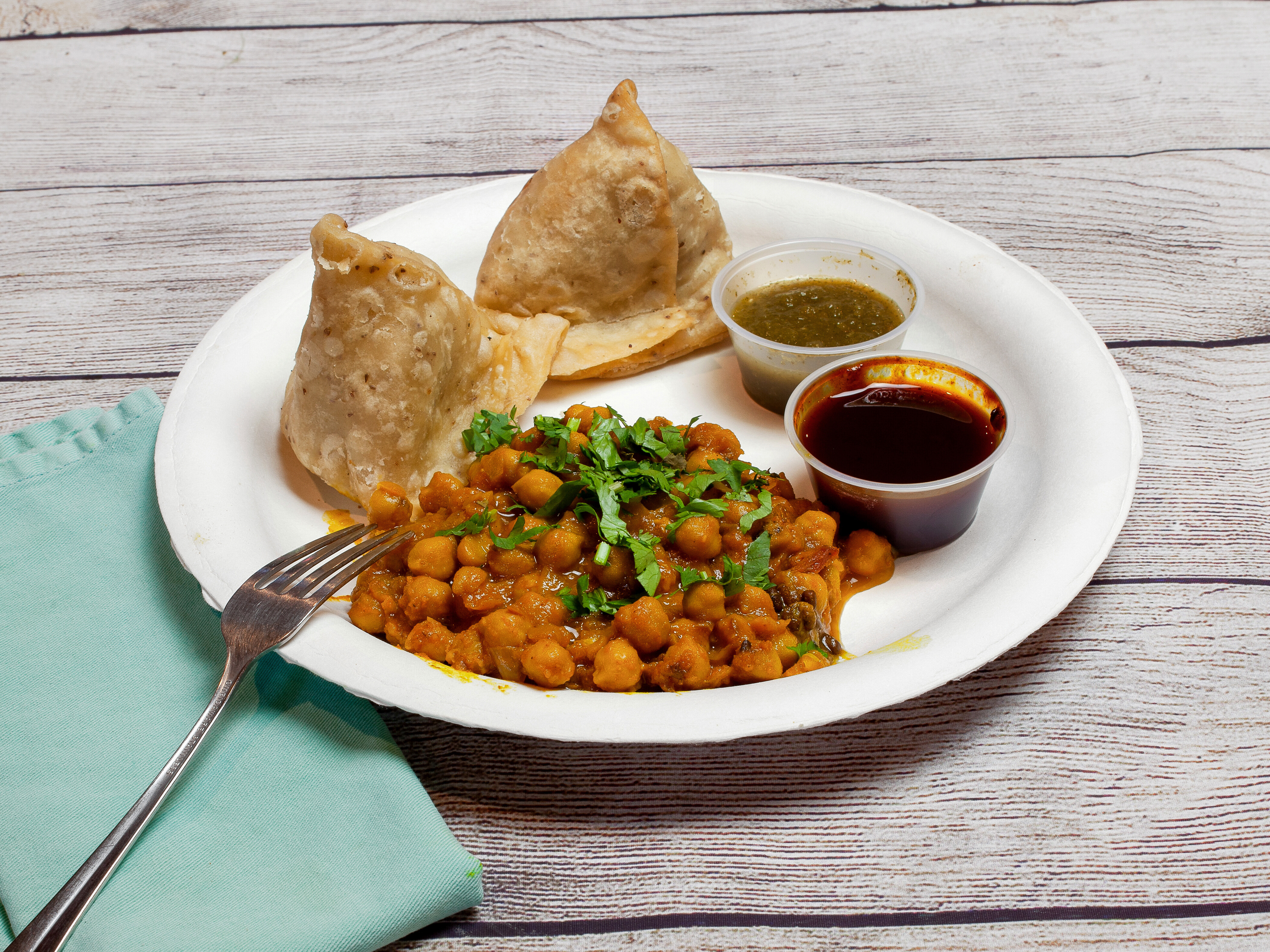 Order Samosa Chana food online from Flavors Of India store, Hesperia on bringmethat.com