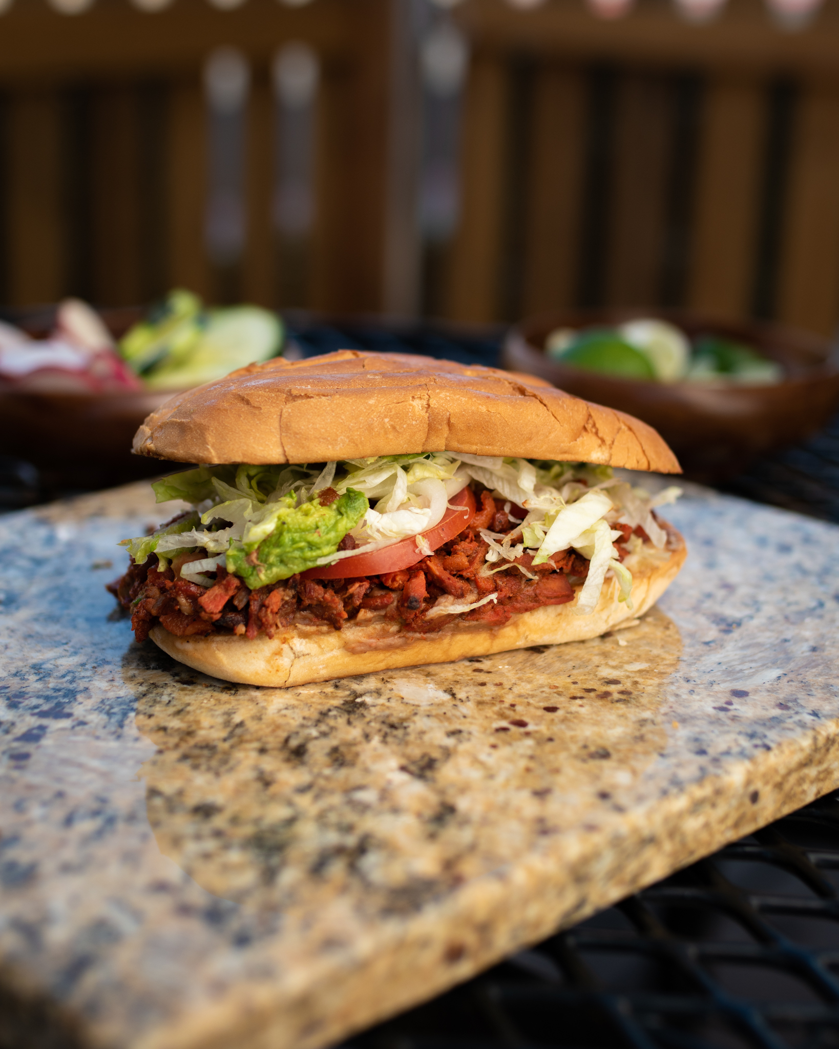Order Torta food online from Tacos Gallo Loco store, Whittier on bringmethat.com