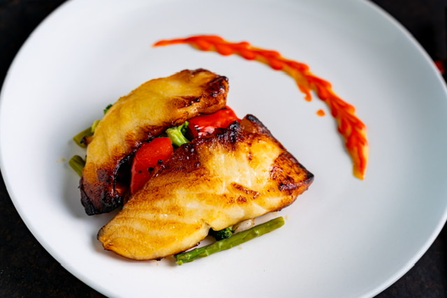 Order Chilean Sea Bass food online from Kinha Sushi store, Garden City on bringmethat.com