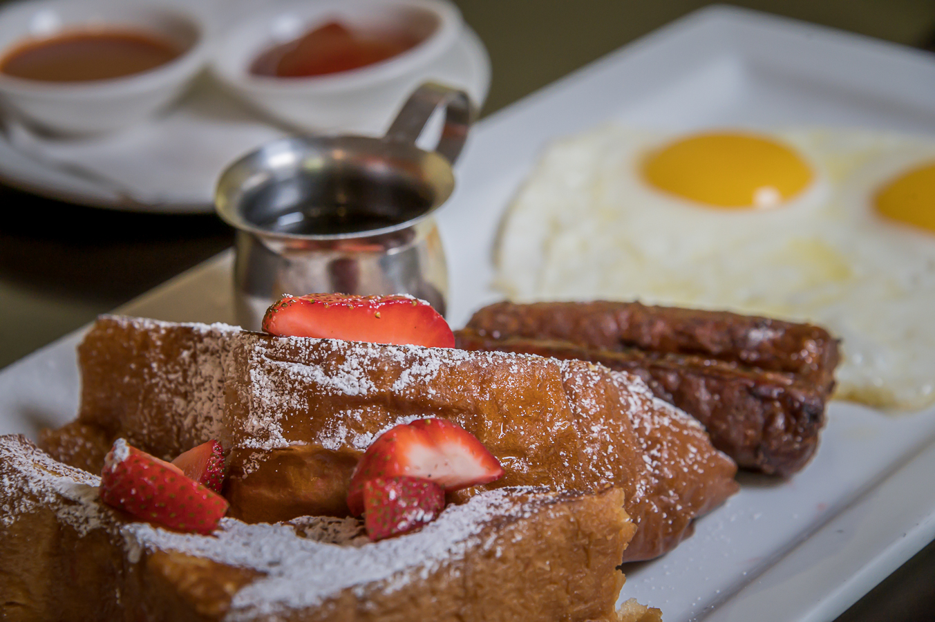 Order French Toast and Eggs food online from Jo Diner store, San Diego on bringmethat.com