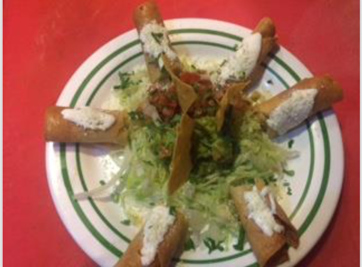 Order Flautas de Bistec  food online from Viva Mexico Mexican Cuisine store, New York on bringmethat.com