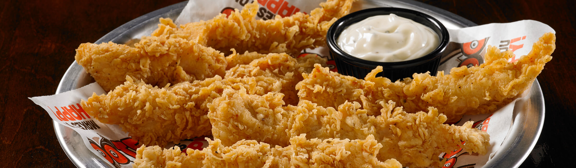 Order Chicken Breast Strips food online from Hooters store, Chesapeake on bringmethat.com