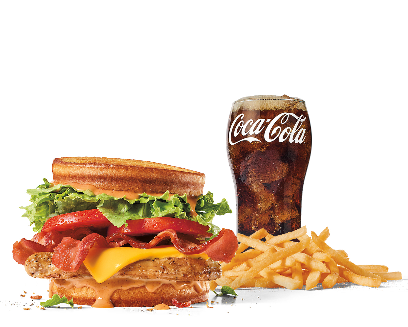 Order Large Deluxe Grilled Chicken Sandwich Combo food online from Jack In The Box store, El Monte on bringmethat.com