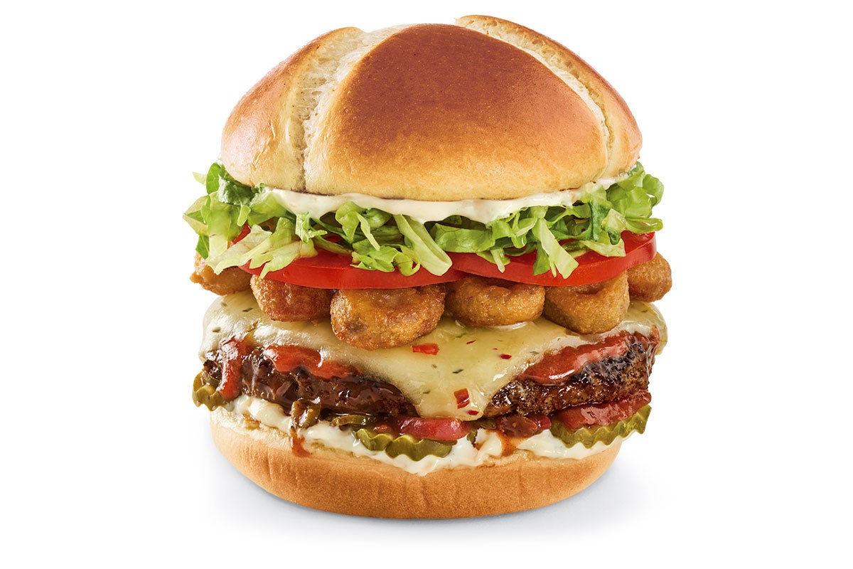 Order NEW! Scorpion Gourmet Burger food online from Red Robin store, Mechanicsburg on bringmethat.com
