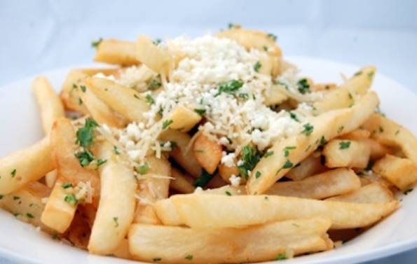 Order Garlic Fries food online from Mashawi Grill store, Redondo Beach on bringmethat.com