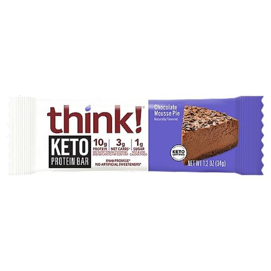 Order Think! Keto Protein Bar - Choc Mousse Pie food online from IV Deli Mart store, Goleta on bringmethat.com