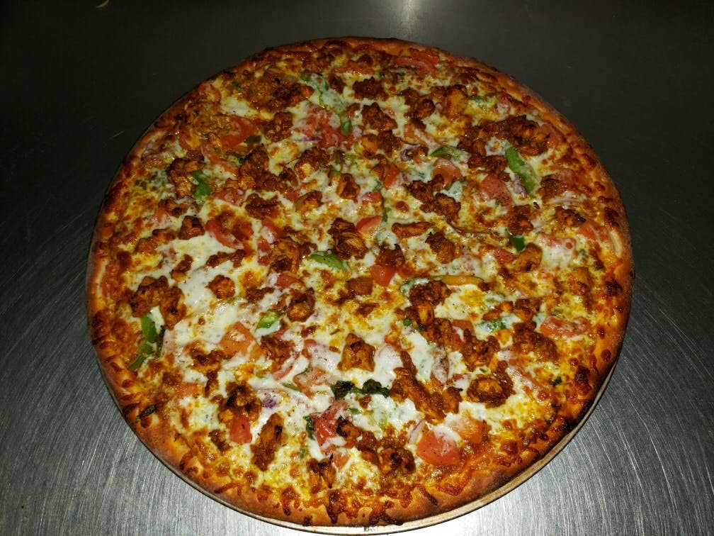 Order BBQ Chicken Supreme Pizza Slice - Slice food online from New York Pizza & Pasta store, Pleasanton on bringmethat.com