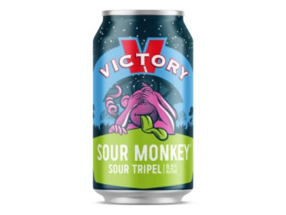 Order Victory Brewing Sour Monkey - 6x 12oz Cans food online from Bear Creek Spirits & Wine store, Colleyville on bringmethat.com