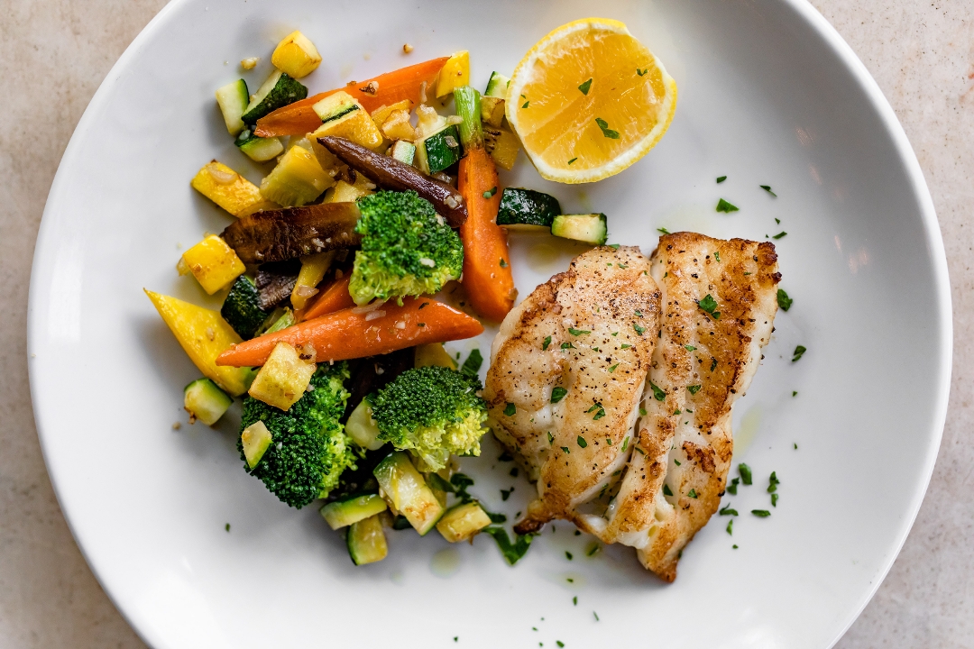 Order Simply Grilled Fish food online from Coppa Osteria store, Houston on bringmethat.com