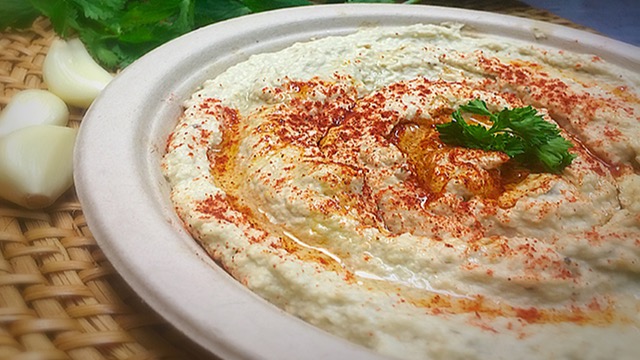 Order 4. Baba Ganoush (Vegetarian) food online from Rosemary Grill store, Los Angeles on bringmethat.com