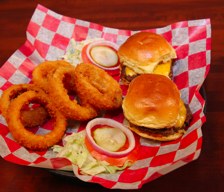 Order Two Tavern Sliders food online from Top Dawg Tavern store, Columbia on bringmethat.com