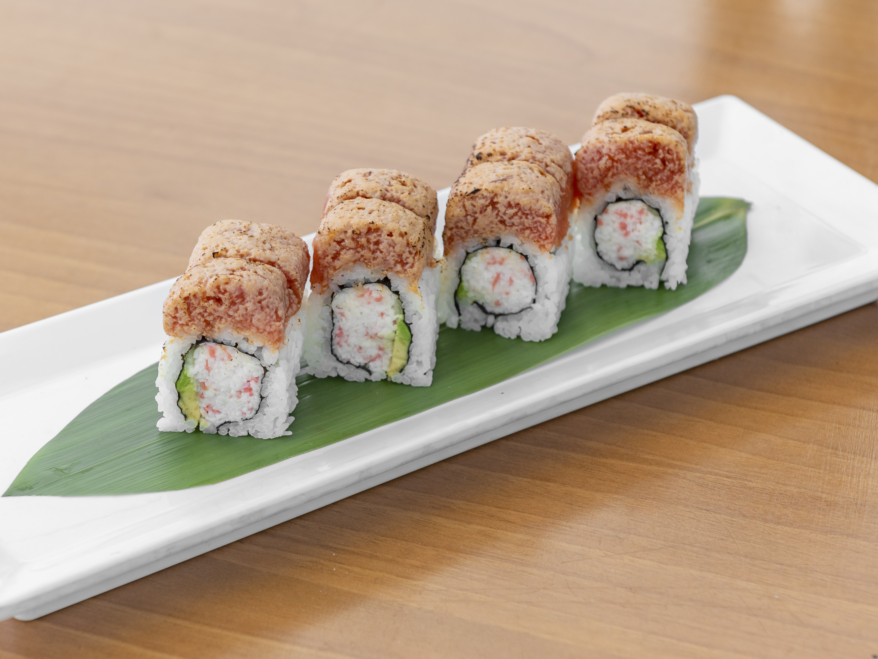 Order Baked Volcano Roll food online from Gin Sushi store, Pasadena on bringmethat.com