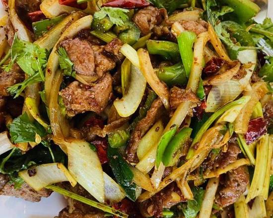 Order Cumin Lamb  food online from Wei Authentic Chinese Cuisine store, Gwinnett County on bringmethat.com