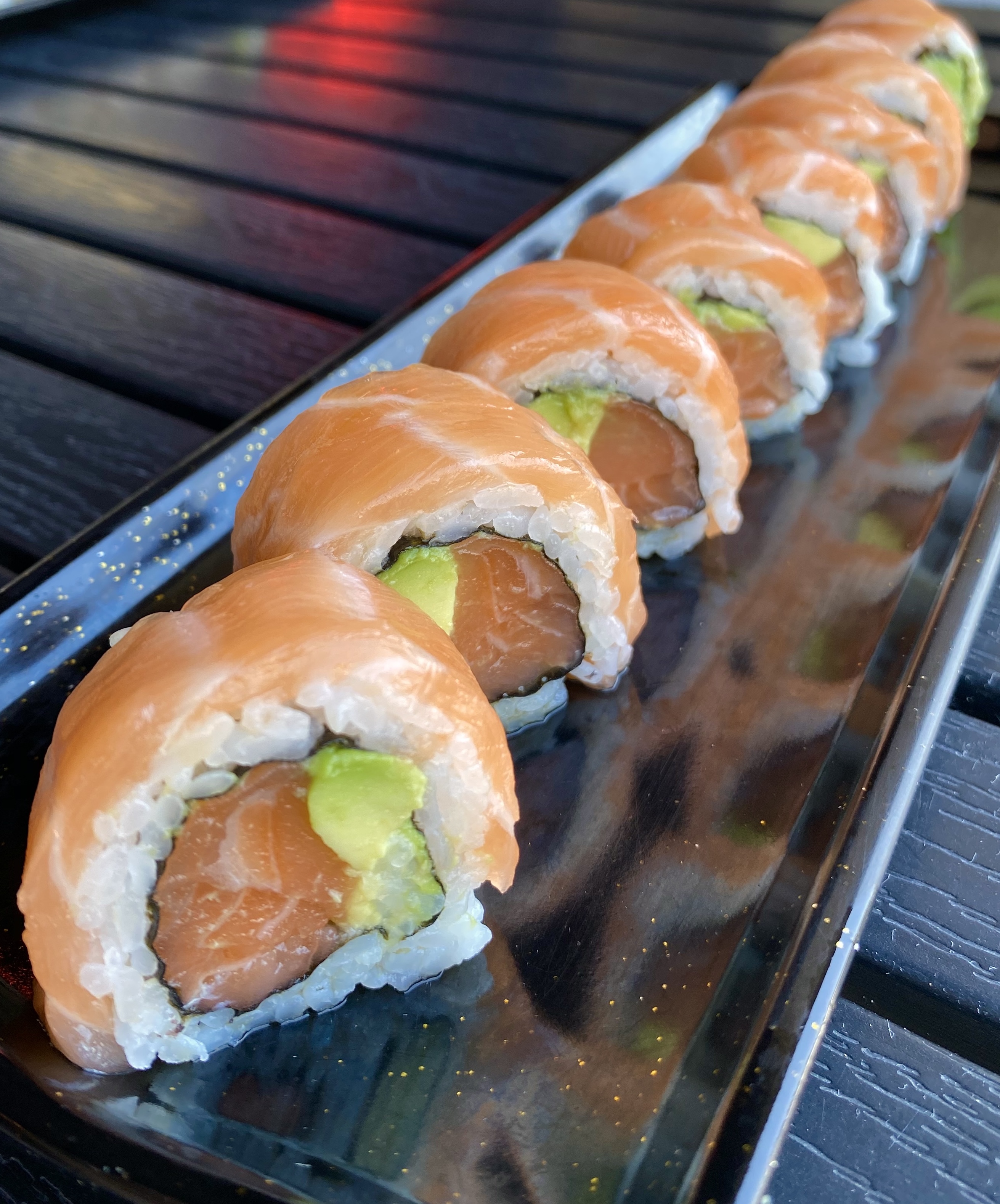 Order Salmon Lover Roll food online from J Sushi store, Orange on bringmethat.com