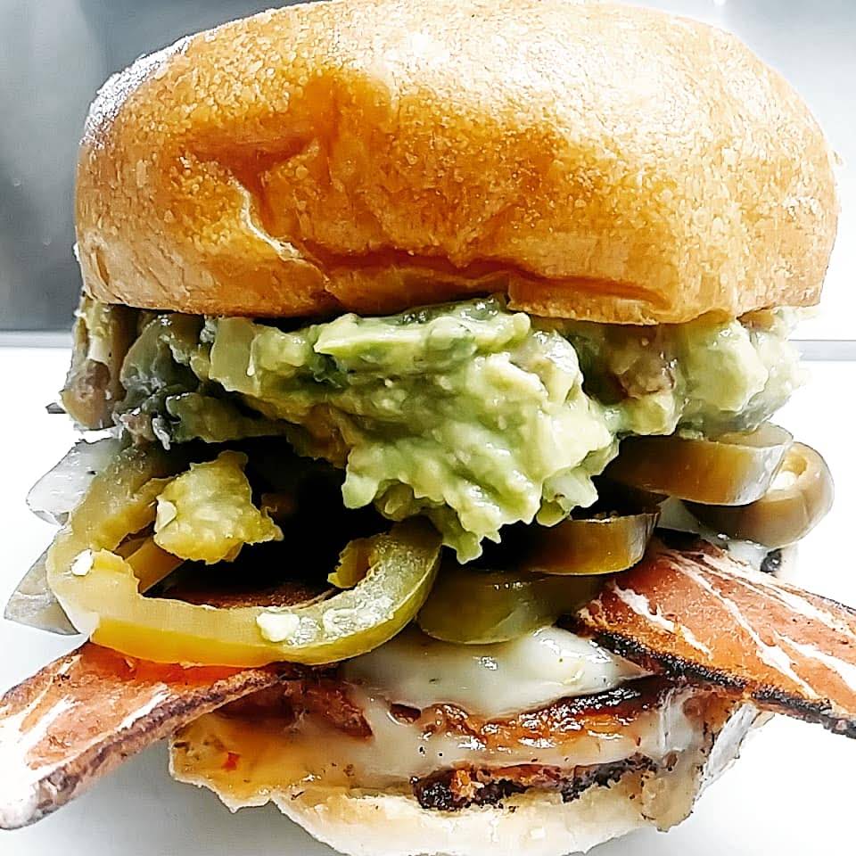 Order The Southwestern Burger food online from Sea Ranger Seafood Station store, Ventura on bringmethat.com