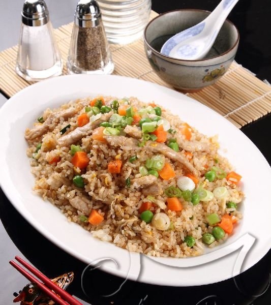 Order Shredded Pork Fried Rice food online from Asian Potato Chinese And Thai Restaurant store, Sandy on bringmethat.com