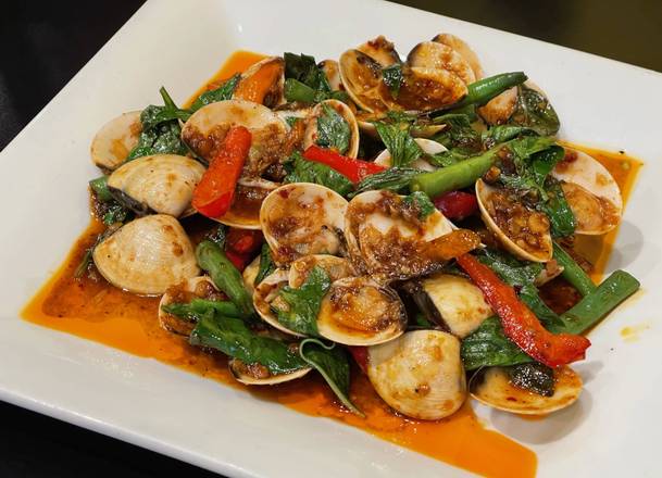 Order Stir-Fried Clams with Chili Paste food online from Bistro 38 store, Oklahoma City on bringmethat.com