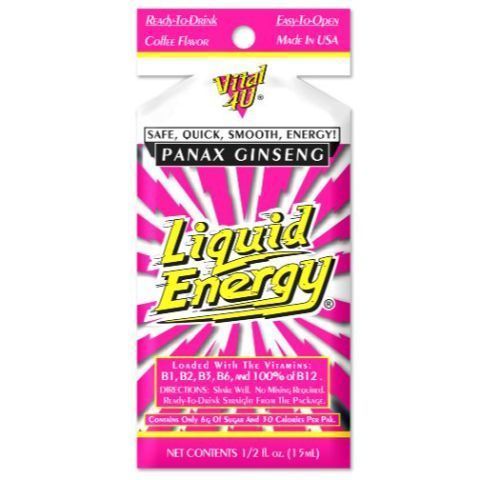 Order Vital 4U Liquid Energy Ginseng Drink Delicious Coffee .5oz food online from 7-Eleven store, Catonsville on bringmethat.com