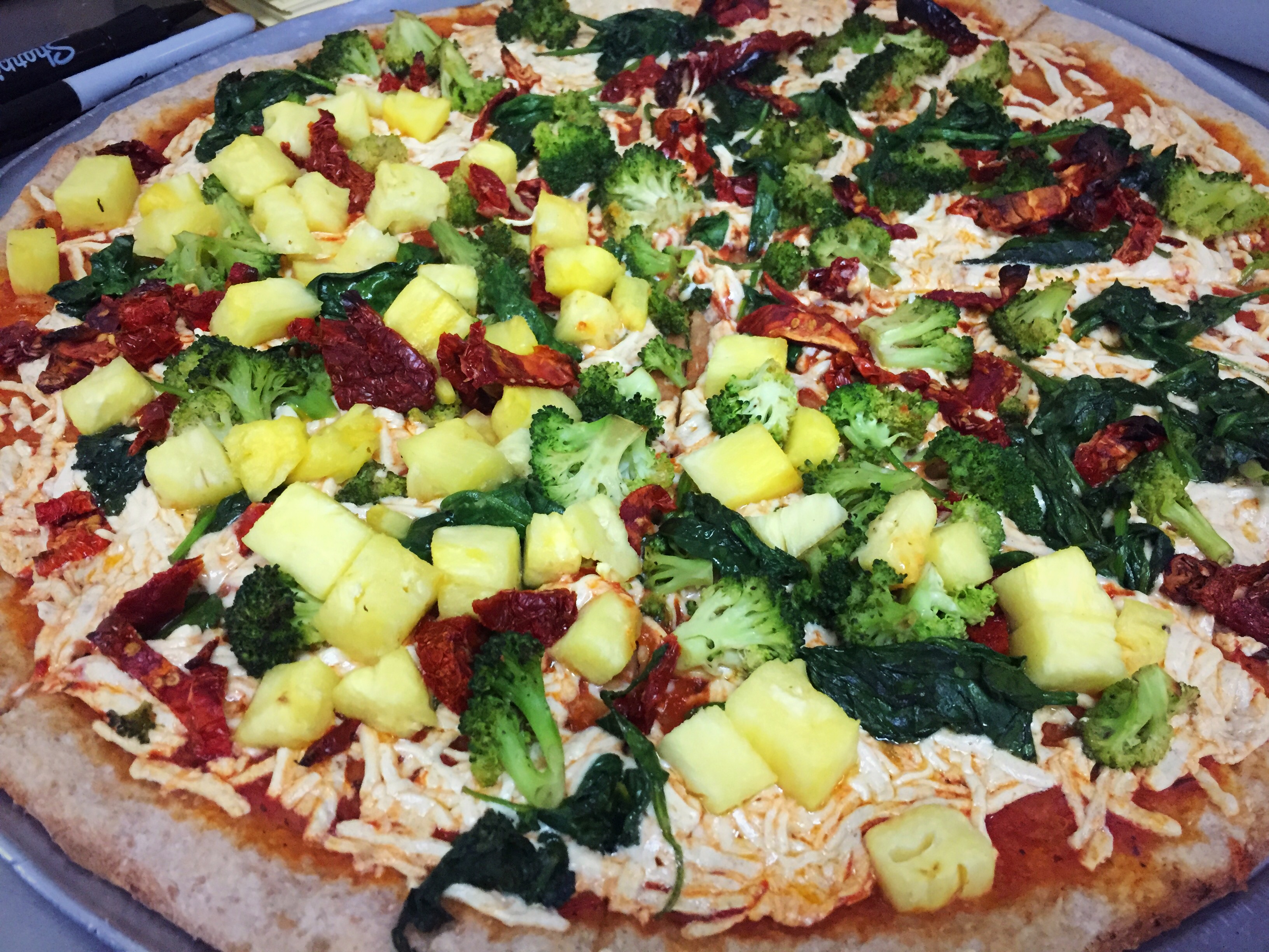Order Large Natural Pizza food online from Healthy Garden & Gourmet Pizza store, Moorestown on bringmethat.com