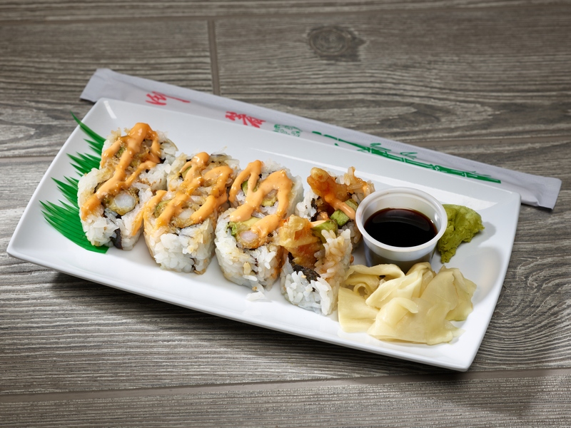 Order Shrimp Tempura Roll food online from Cho Oishi Japanese Restaurant store, Los Angeles on bringmethat.com