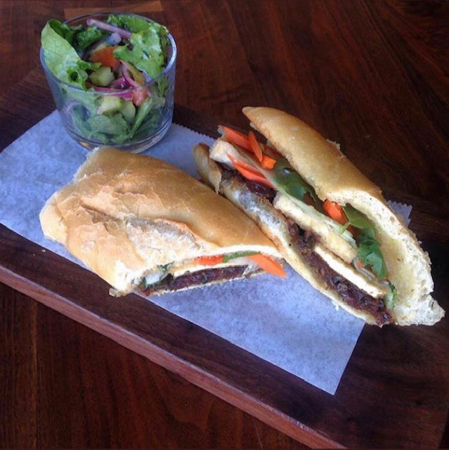 Order Spicy Tofu Banh Mi food online from Stowaway Coffee + Kitchen store, Denver on bringmethat.com