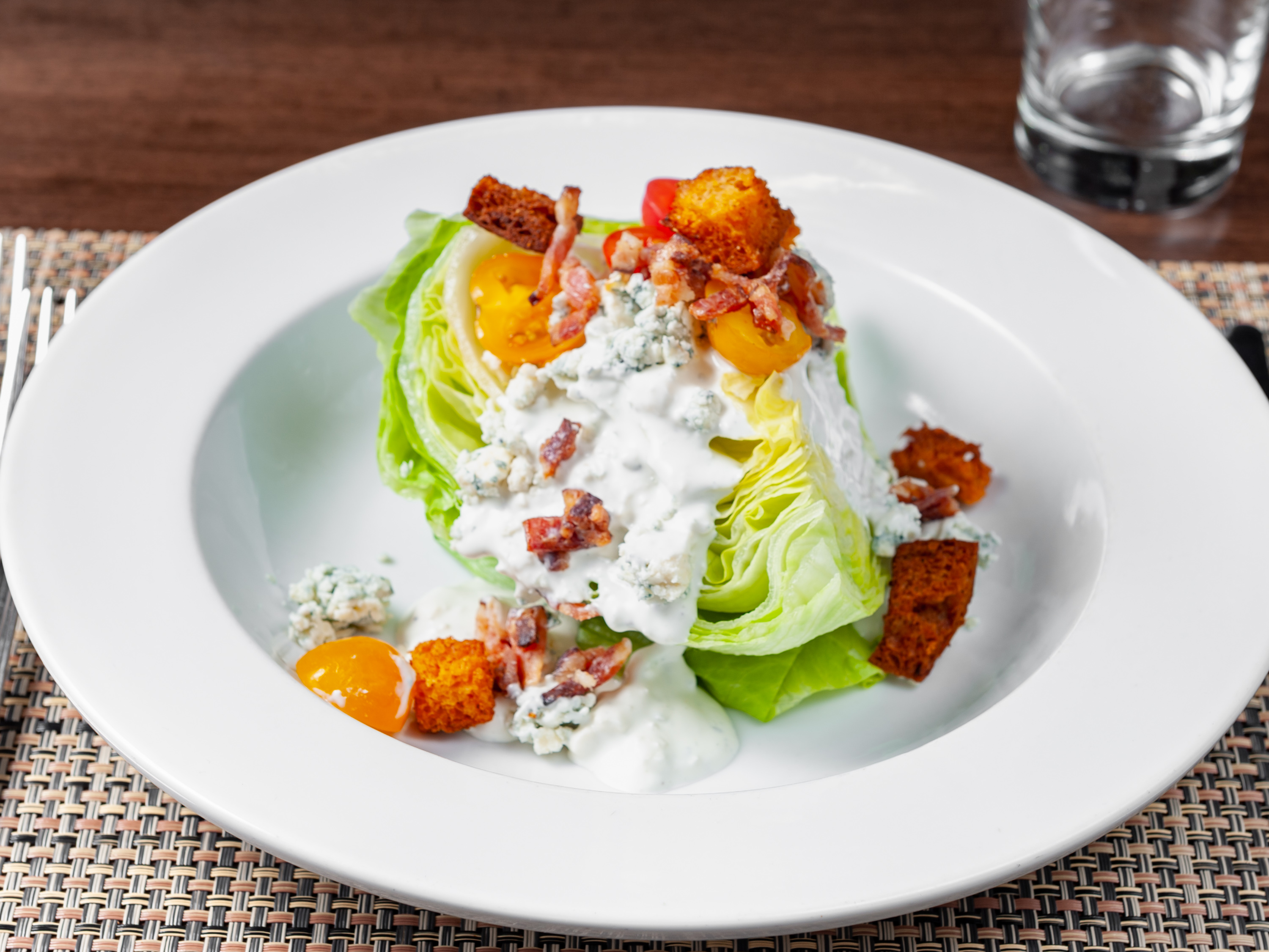 Order Wedge Salad food online from 6s Steakhouse store, Wichita on bringmethat.com