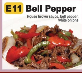 Order E11. Bell Peppers food online from Asian Pot Express store, Lewisville on bringmethat.com