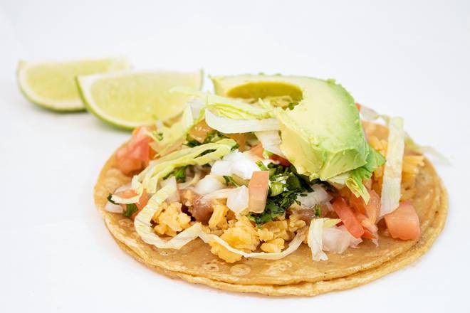 Order Vegetarian Tacos food online from Taqueria Express store, Chicago on bringmethat.com