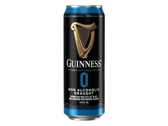 Order Guinness 0, Non-Alcoholic Beer, .05% ABV - 4x 14.9oz Cans food online from Mac's Liquor store, Hopkins on bringmethat.com