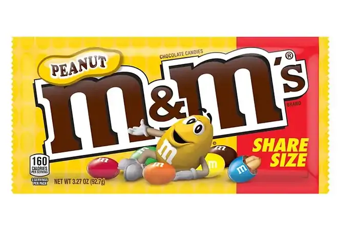 Order M&M's Peanut (3.27 oz) food online from Abc Discount Store store, San Diego on bringmethat.com