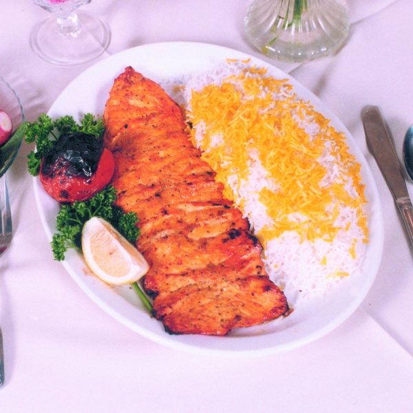 Order Chicken Barg Kabob food online from Shiraz Restaurant store, Glendale on bringmethat.com