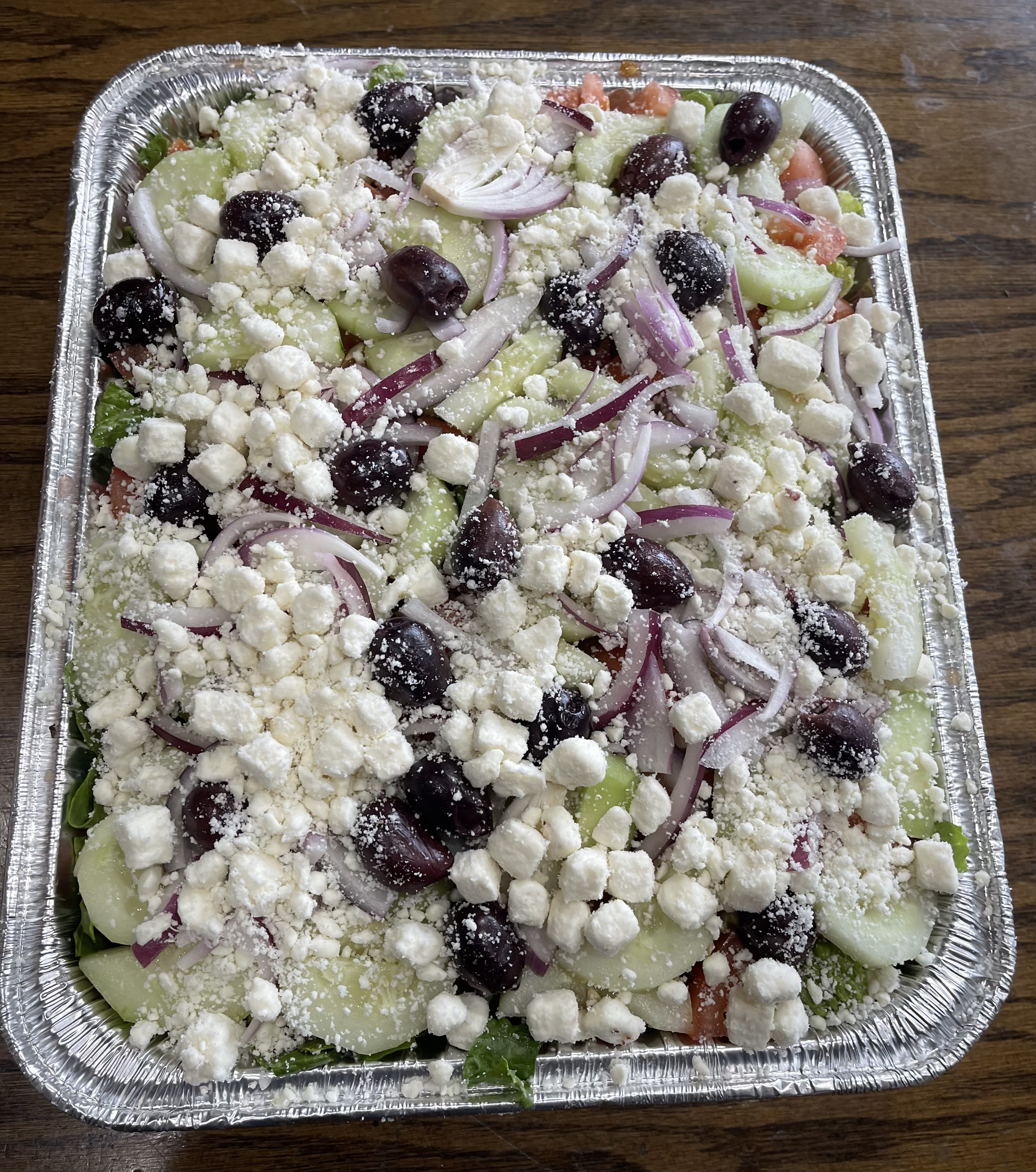 Order Greek Salad food online from Gyro Gyro store, Hartsdale on bringmethat.com