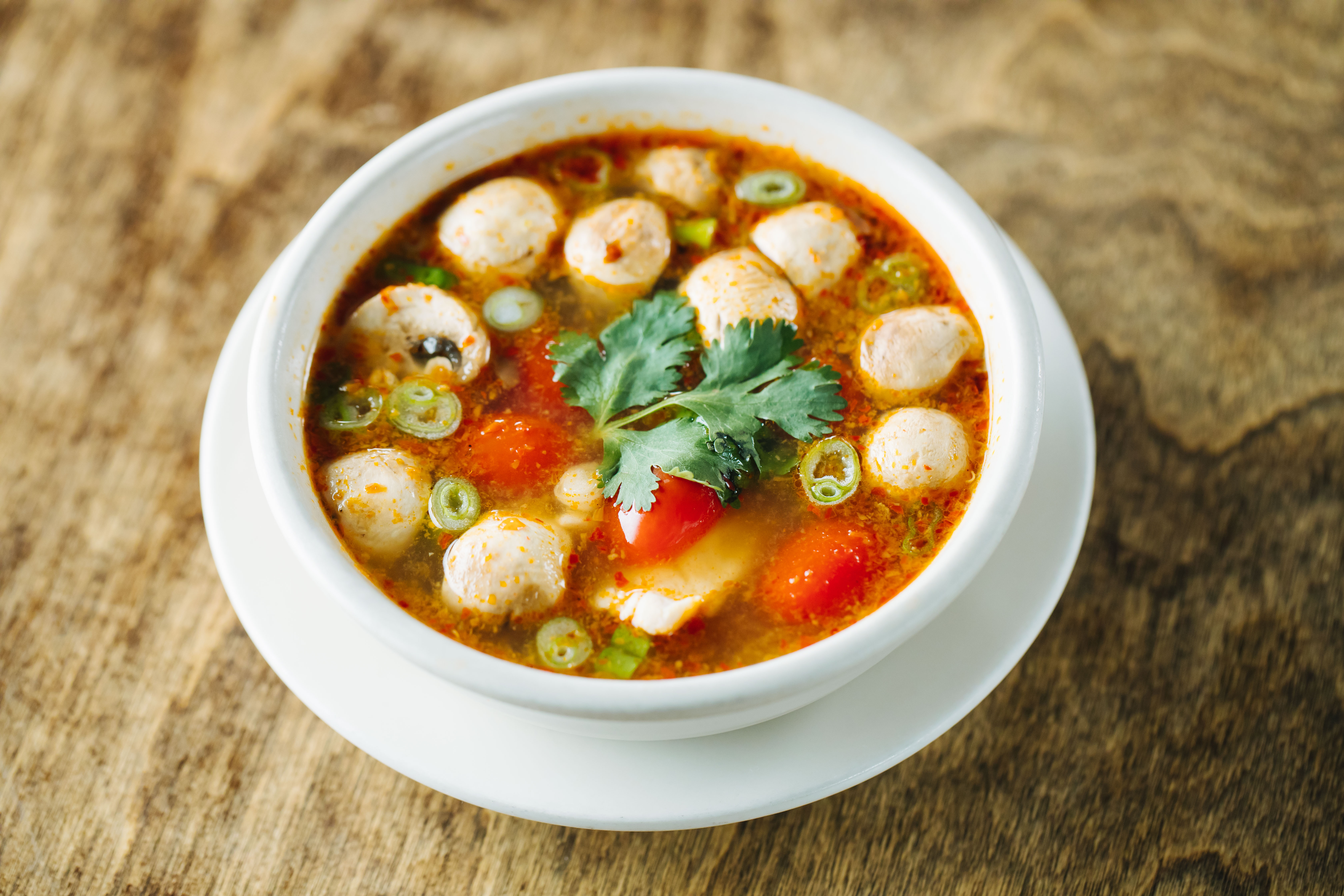 Order Tom Yum Soup food online from Si Lom store, Dallas on bringmethat.com